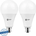 ORIENT 9 W Basic Standard B22 LED Bulb (White, Pack of 2)