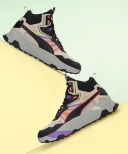 PUMA Trinity Mid Hybrid Sneakers For Men(Beige , 8)