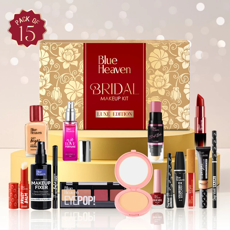 BLUE HEAVEN Bridal Makeup Kit Pack of 15