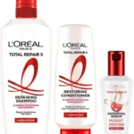 L’Oréal Paris Total Repair 5 Shampoo 650ml + Conditioner 175ml + Serum 40ml
