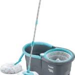 Prestige Alpha Mop Set with 2 Microfiber heads 360 Degree Spinner