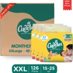 Cuddles Baby Diaper XXL (126 Pieces)