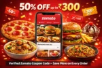 Zomato coupon code: 50% upto ₹300