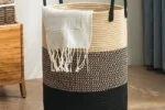 SIYA TEXTILES 72 L Multicolor Laundry Basket(Jute)