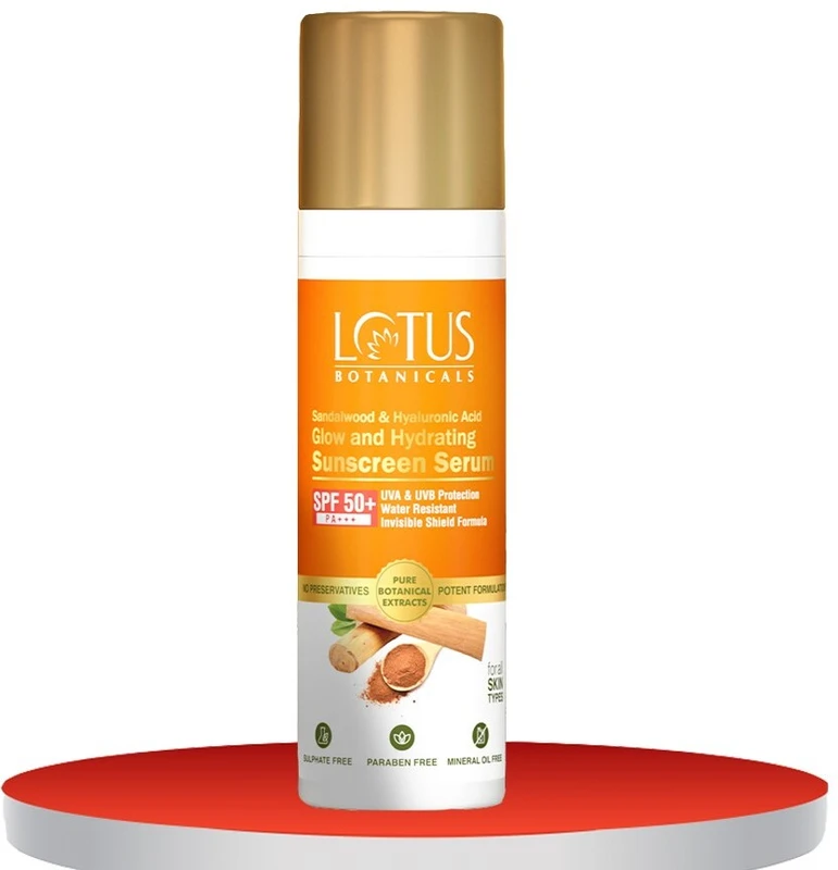 Lotus Botanicals Sunscreen – SPF 50 PA+++Sunscreen Serum(30 ml)