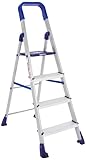 amazon basics Clamber Pro – Foldable Step Ladder, Firm Grip, 4 Steps