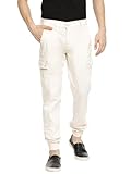 Casual Cuffed Cargo Slim Fit White 34