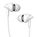 Boat Bassheads 100 in Ear Wired Headphones with Mic (White)