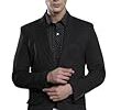 The Indian Garage Co Black-Slim Fit-Blazer