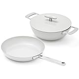 Ember Cookware Arcilla Ceramic Non Stick Induction Cookware Set of 2