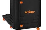 Livfast Convertible Inverter Battery Trolley for Single Battery with Protective Cover