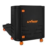 Livfast Convertible Inverter Battery Trolley for Single Battery with Protective Cover