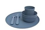 All Time Plastic Microwave Safe Unbreakable Round Dinner Set of 6