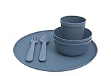 All Time Plastic Microwave Safe Unbreakable Round Dinner Set of 6