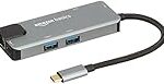 Amazon Basics 6-in-1 USB C Hub Multiport Adapter