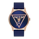 Guess Round 43mm Blue Dial Analog Men Watch – U1409G4M