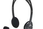Logitech H111 Wired On Ear Headphones With Mic Black