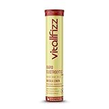 Vitallfizz Electrolyte Effervescent Tablets | Lemon Masala Flavour Pack of 8