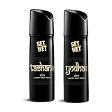 Set Wet Tashan & Yodha Indian Luxury Body Spray, 150ml Pack of 2