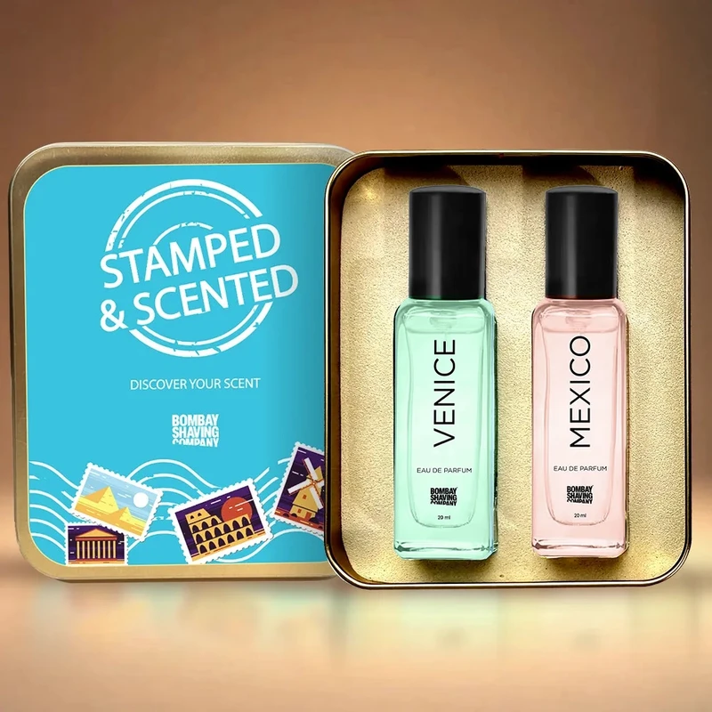 BOMBAY SHAVING COMPANY Unisex Premium Perfume Mexico 20ml & Venice 20ml