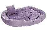 Amazon Basics Polyester XXL Pet Bed with Cushion |110 x 93 x 20 cm