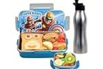 SIGNORA WARE Delight C Nugget Stainless Steel Printed Lunch Box Set