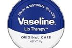 Vaseline Lip Tins Original Care, 17g for Moisturize Dry Lips
