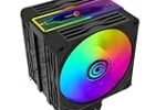 Circle Gaming CG 4P Duo ARGB CPU Air Cooler, Dual 120mm Fan