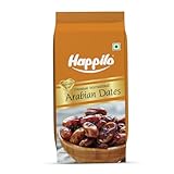Happilo Premium Natural Arabian Dates 500g Pouch
