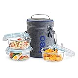 Treo by Milton All Fresh Borosilicate Glass Lunch Box Set of 3