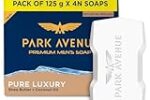 Park Avenue Premium Men’s Soaps for Bath | 125g (Pack of 4)