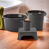 Kuber Industries Set of 4 Bathroom Combo Set | Bathing Set