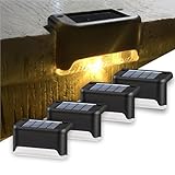 BTAG Solar-Powered Deck Light – IP65 Waterproof LED Pack of 4