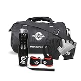 Nivia Gym Combo, Bag, Bottle, Gloves, Weightlifting Wrist Support