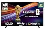 Hisense (65 inches) Smart LED E6N Series 4K Ultra HD Google TV