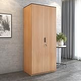 Nilkamal Milford Neo 2 Door Wooden Wardrobe
