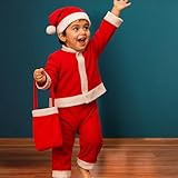 GRAPHENE Santa Claus Dress For Kids Costume (1-2 Years)