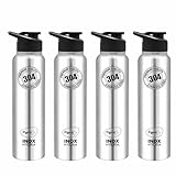 Pigeon by Stovekraft Inox hydra 900ml pack of 4 Stainless Steel Bottle