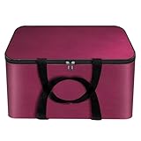 Storite Non-Woven Cloth Storage Bag with Zipper & Handle (41x35x23.5 cm)