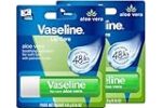 Vaseline Lip Care Aloe Vera Lip Balm Stick 4.8g (Pack of 2)
