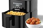 Lifelong 4.2 Litre Digital Air Fryer |Detachable Handle