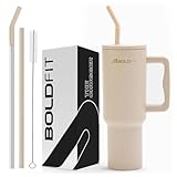 Boldfit Tumbler Bottle with Lid and Straw 1.2L Stainless Steel Water Tumbler