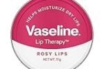 Vaseline Lip Tins Rosy Lips, 17 g | Pink Tint & Glossy Shine