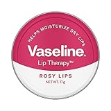 Vaseline Lip Tins Rosy Lips, 17 g | Pink Tint & Glossy Shine