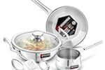 Bergner TriPro 7 Pcs Triply Stainless Steel Induction Bottom Cookware Set
