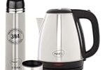 Pigeon 1.5 L Kettle With 1000 ml Stark Flask (Pack of 2)