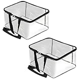 Gowloz Multi-Purpose Transparent Storage Bag (Pack of 2)