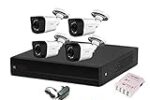 CP Plus Wired 4 Channel HD DVR 1080p, Outdoor Camera 2.4 MP 4Pcs