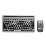 Amazon Basics Wireless Keyboard and Mouse Set with Bluetooth multiconnect