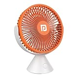 Portronics Aero Breeze Portable table Fan 178mm, USB Rechargeable Fan